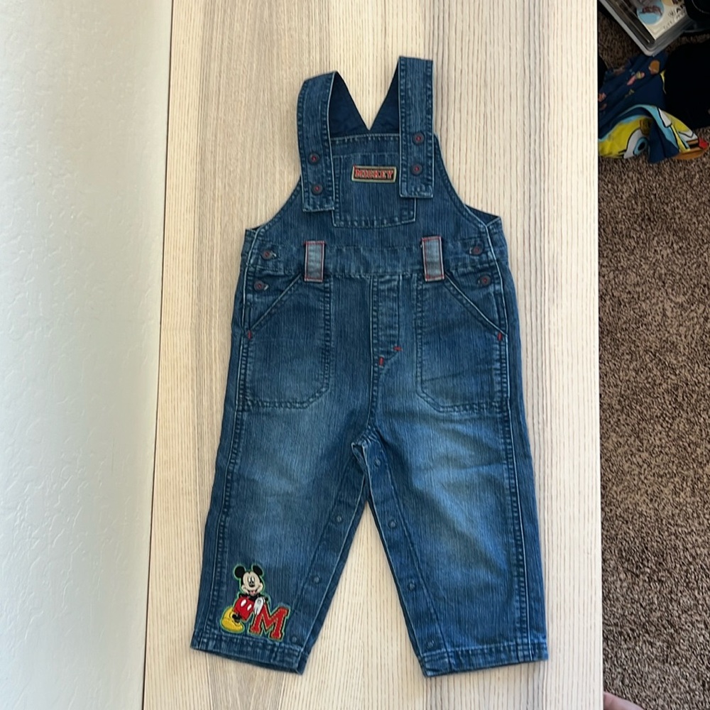 Disney overall jeans